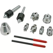 Load image into Gallery viewer, Grizzly T10501 - 9 Piece Wood Lathe Center Kit