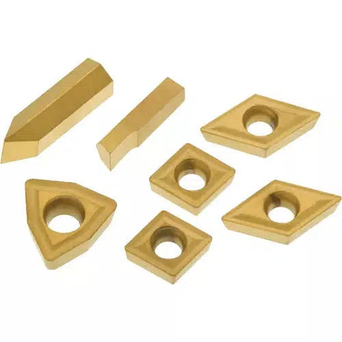 Grizzly T23902 - M30 TiN Insert Set (7) for T10293 - Stainless Steel