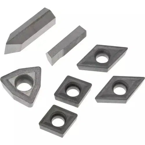 Grizzly T23903 - YG6X TiN Insert Set (7) for T10293 - Aluminum
