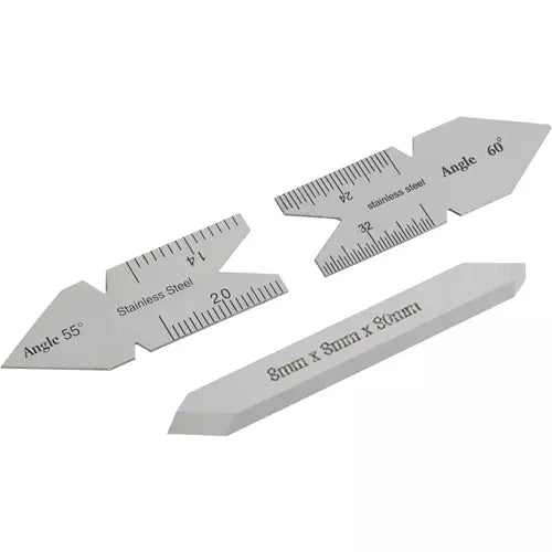 Grizzly T24513 - HSS Double Ended Tool Bit and Center Gauge