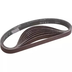Grizzly T25735 - 1/2" x 18" A/O  Sanding Belt 220 Grit, 10 pk.
