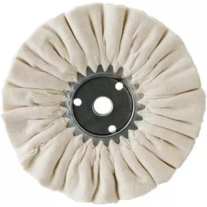 Grizzly T26488 - 10" x 3 x 16 Ply x 7/8" Domet Flannel Buffing Wheel, 3200 RPM