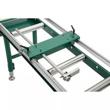 Load image into Gallery viewer, Grizzly T28174 - 14&quot; x 118&quot; Heavy-Duty Roller Table with Work Stop