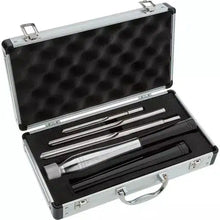 Load image into Gallery viewer, Grizzly T28969 - 5-Pc. Collet Woodturning Gouge Chisel Set with Aluminum Handles