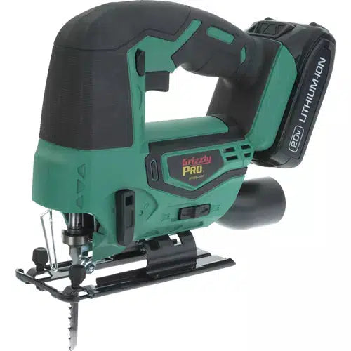 Grizzly PRO T30295X - 20V Jigsaw Kit with Li-Ion Battery (Charger Not Included)