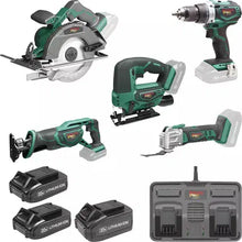 Load image into Gallery viewer, Grizzly PRO T30308 - 20V 5-Tool Contractor Kit