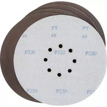 Load image into Gallery viewer, Grizzly T30679 - 8-7/8&quot; A/O Drywall Sanding Disc, 220 Grit H&amp;L 8 Hole, 5 pk.