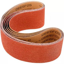 Load image into Gallery viewer, Grizzly T31809 - 4&quot; x 48&quot; Ceramic Sanding Belt 40 grit, 5 Pk.