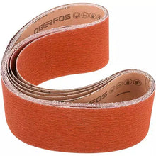 Load image into Gallery viewer, Grizzly T31810 - 4&quot; x 48&quot; Ceramic Sanding Belt 60 grit, 5 Pk.