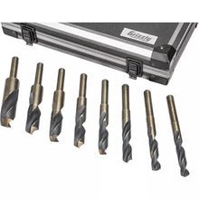 Load image into Gallery viewer, Grizzly T31988 - 8 Pc. HSS/Cobalt Silver &amp; Deming Drill Bit Set With Aluminum Case