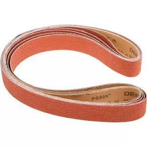 Grizzly T32049 - 2" x 72" Ceramic Sanding Belt, 40 Grit, 5 Pk.