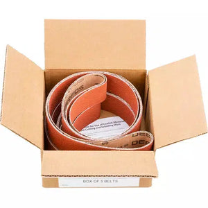 Grizzly T32050 - 2" x 72" Ceramic Sanding Belt, 60 Grit, 5 Pk.