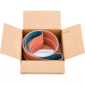 Grizzly T32052 - 2" x 72" Ceramic Sanding Belt, 100 Grit, 5 Pk.