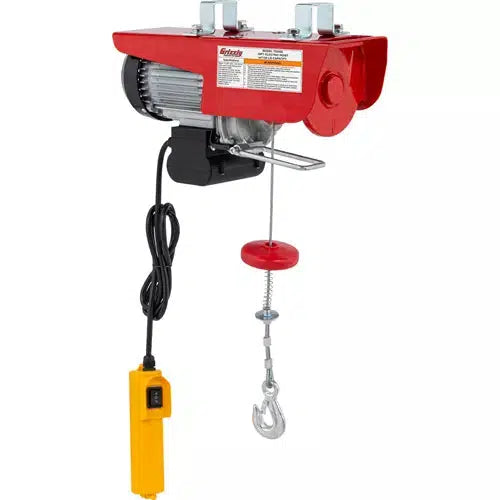 Grizzly T32426 - 39ft Electric Hoist w/ 1100lb Capacity