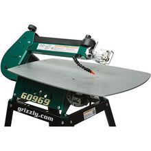 Load image into Gallery viewer, 21" Variable-Speed Scroll Saw with Foot Pedal and Stand