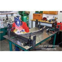 Load image into Gallery viewer, 79" x 39" Nitride-Coated Welding Tabletop