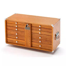 Load image into Gallery viewer, Grizzly T33967 - 23&quot; 9-Drawer Red Oak Chest of Drawers