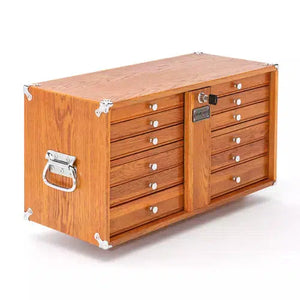 Grizzly T33967 - 23" 9-Drawer Red Oak Chest of Drawers