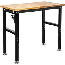 Load image into Gallery viewer, 4' Adjustable Heavy-Duty Workbench with Outlets