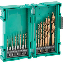 Load image into Gallery viewer, 15-Pc. M35 Cobalt Step Point Drill Bit Set