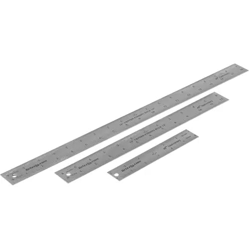 Grizzly T34082 Center Finding Ruler Set 3 Pc
