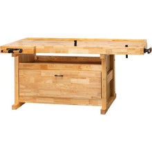 Load image into Gallery viewer, 80" Euro-Style Butcher Block Workbench w/ Cabinet