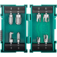 Load image into Gallery viewer, 8 Pc. HSS Quick-Release Hex Shank Tenon &amp; Plug Cutter Set