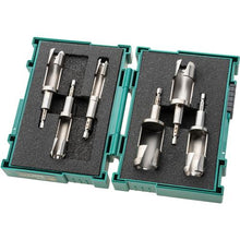 Load image into Gallery viewer, 6 Pc. HSS Quick-Release Hex Shank Tenon Cutter Set