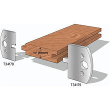 Load image into Gallery viewer, 3/4" T&amp;G Flooring Knives Female, 2-Pk.
