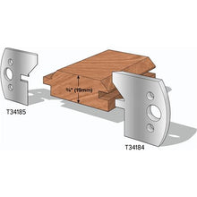 Load image into Gallery viewer, 3/4" Paneling V-Grove Knives Male, 2-Pk.