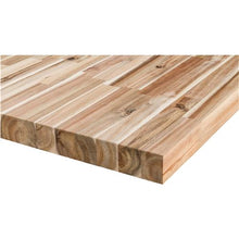 Load image into Gallery viewer, Acacia Butcher Block Workbench Top - Unfinished 1-3/4" x 24" x 36"