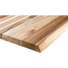 Load image into Gallery viewer, Acacia Butcher Block Live Edge - Unfinished 1-1/2" x 24" x 36"