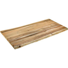 Load image into Gallery viewer, Acacia Butcher Block Live Edge - Unfinished 1-1/2" x 30" x 60"