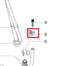 Load image into Gallery viewer, Titan 0327226 Return tube clamp — item 8 on the Titan Impact 340 parts diagram