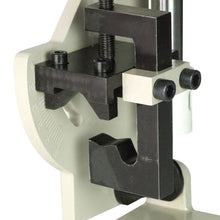 Load image into Gallery viewer, Baileigh Industrial - Drill Press or Vice Mounted Hole Saw Tube Notcher has a capacity of 3/4&quot; to 2&quot; OD tubing