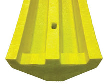 Load image into Gallery viewer, 8ft Truck Recycled Plastic Parking Stop, No Hardware, Yellow - TS8-Y
