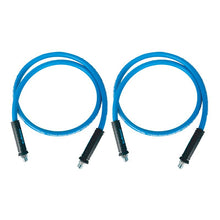 Load image into Gallery viewer, Blu Shield Tough Tek Rubber Pressure Washer Jumper Hose 1/2" X 6' (4000:16000 PSI) 2 Pack