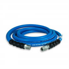 Load image into Gallery viewer, Tough-Tek Rubber Pressure Washing Hose 1/2" X 15'-Blue
