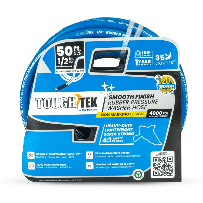 Tough-Tek Rubber Pressure Washing Hose 1/2