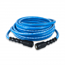 Load image into Gallery viewer, Tough-Tek Rubber Pressure Washing  Hose 1/4" X 25' with M22-BLUE