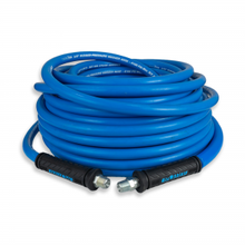 Load image into Gallery viewer, Blu Shield Tough Tek Rubber Pressure Washer Hose 3/8" X 15' (4000:16000 PSI) 2 Pack
