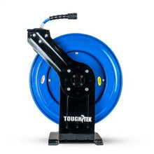 Load image into Gallery viewer, Tough-Tek Rubber Pressure Washing Hose Reel 1/4" X 100(Single Arm - Heavy Duty) with 6' Lead-in-Hose