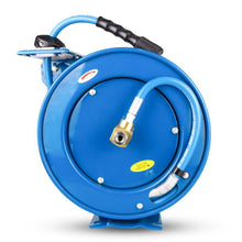 Load image into Gallery viewer, Tough-Tek Rubber Pressure Washing Hose Reel 1/4" X 50(Single Arm - Heavy Duty) with 6' Lead-in-Hose