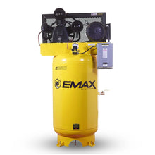 Load image into Gallery viewer, EMAX ESL10V080V1 10HP V4 Two Stage 1Ph 38CFM 80 Gallon Air Compressor w/isolator pads - Splash Lube Pump