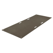 Load image into Gallery viewer, 3' x 8' VersaMAT Ground Protection Mat, One Smooth Side, Hand Holes, 95 Ton Capacity, Black — image 2 of 6