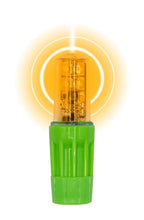Load image into Gallery viewer, Rocket® II Super Bright LED Light for 1156 Socket Style Warning Whips, Flashing Amber - WLFS.4LED.AF
