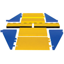 Load image into Gallery viewer, Kit 1, 3-Channel Yellow Jacket AMS Modular Accessibility Ramp System, ADA Cable Protector for 2.25" Lines — image 3 of 4