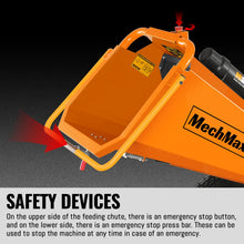 Load image into Gallery viewer, MechMaxx 6 inch E-start ZONSEN 420cc 15hp Gasoline Engine Powered Drum Wood Chipper, P4206