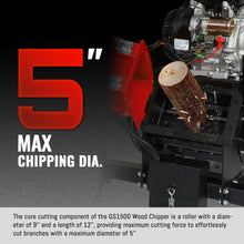 Load image into Gallery viewer, MechMaxx 5 inch E-start ZONSEN 459cc Gasoline Engine Powered Wood Chipper, GS1500