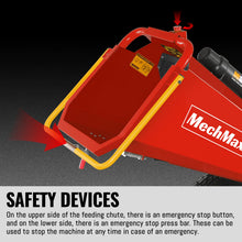 Load image into Gallery viewer, MechMaxx 6 inch E-start B&amp;S VANGUARD 408cc 14hp Gasoline Engine Powered Drum Wood Chipper, P4206